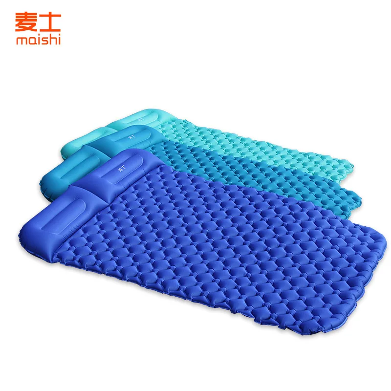 Double automatic air cushion Travel Portable damp proof mat outdoor picnic mat thickened beach mat outdoor cushions