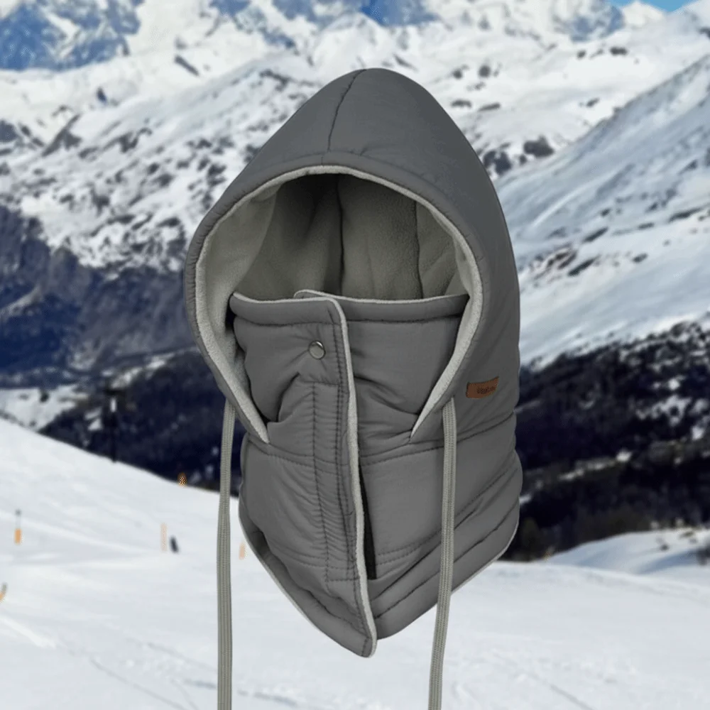 

Keep Warm 3-in-1 Winter Cycling Hat Windproof Head Cover Warm Scarf Face Mask Neck Protection Cold Resistant Lei Feng Hat Men