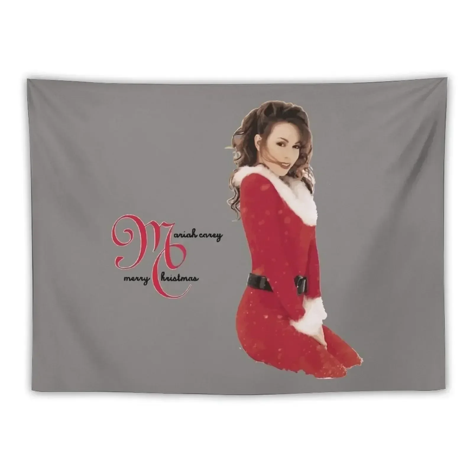 

Mans Mariah Carey Merry Christmas Tapestry Wall Hanging Wall Home Decorations Kawaii Room Decor Tapestry