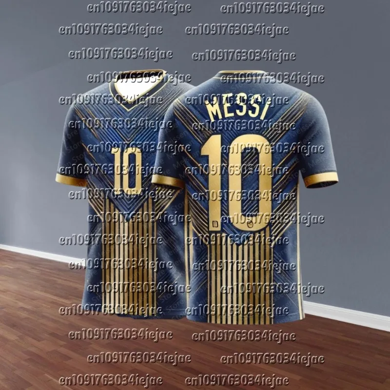 

MOTO Messi fan edition short sleeved sports T-shirt football uniform with strong comfort, Messi No.10 football match uniform