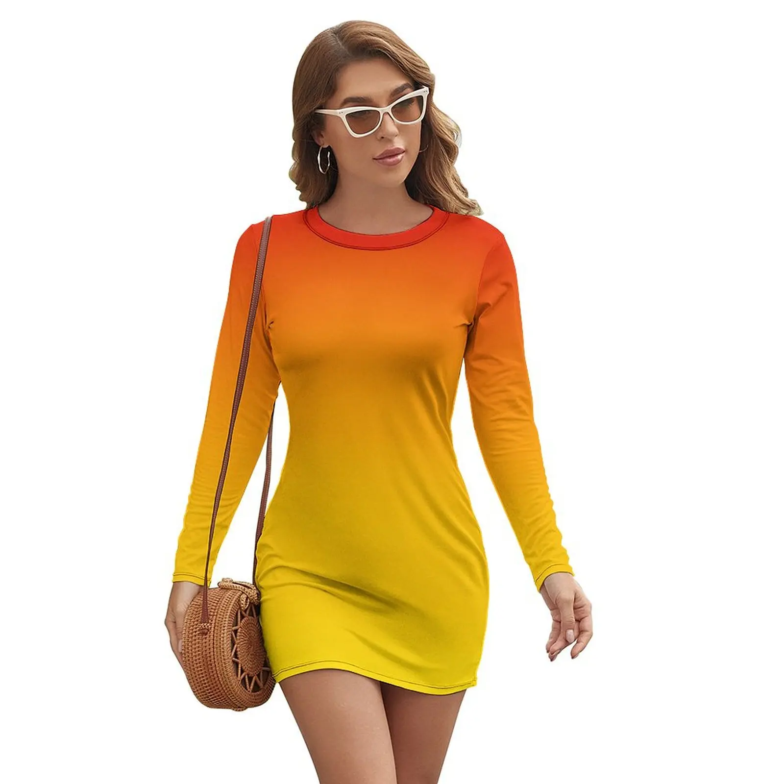 

Sunrise Amidala Long-sleeved Dress long sleeve dresses Woman clothing Women's summer long dress