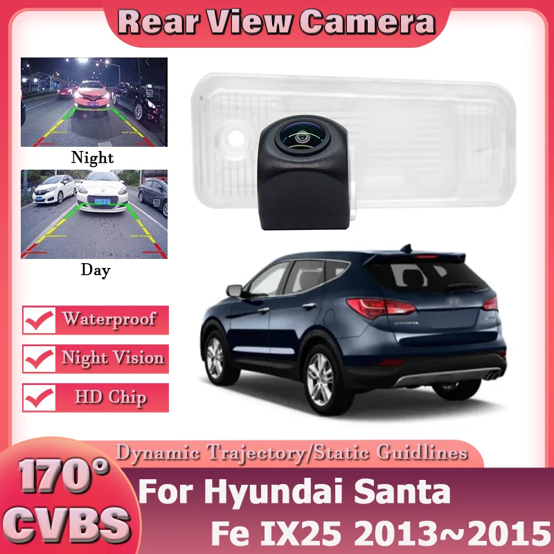 170° HD CCD 1080X720P Special Vehicle Rear View Camera For Hyundai Santa Fe IX25 2013 2014 2015 Creta Carens Azera SantaFe Car
