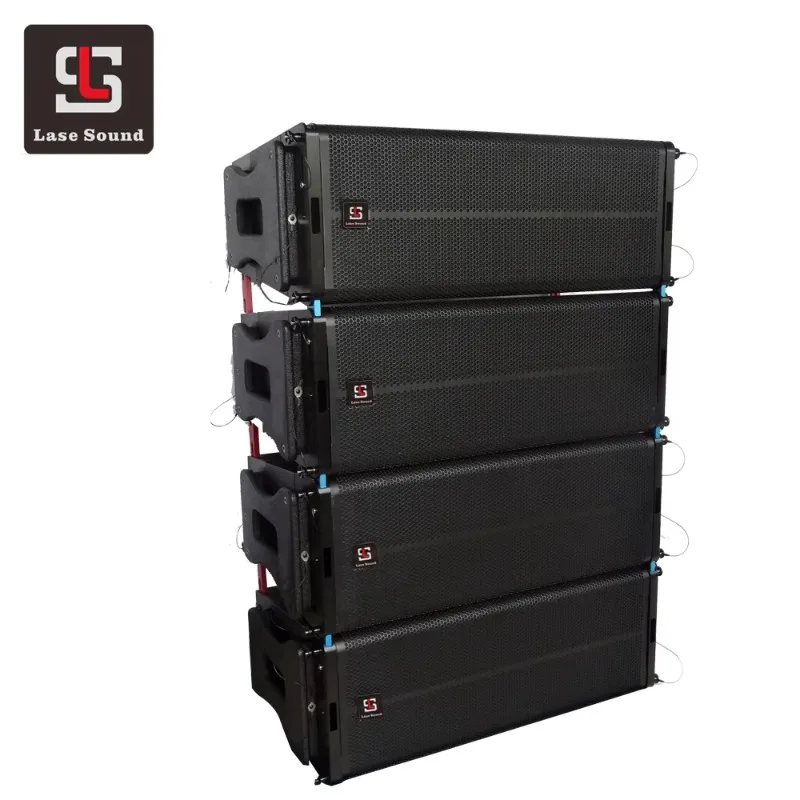 Double 10 Inch Powered Line Array Speaker Box Professional Live Audio System