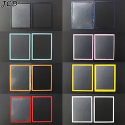 JCD 1set Colorful Top Upper LCD Screen Cover Bottom Lower Cover Plastic lens Replacement For DS Lite For NDSL Game Console
