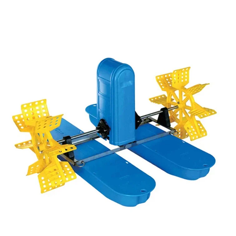 Hot sale dc solar pond shrimp paddle wheel aerator manufacturers on sale