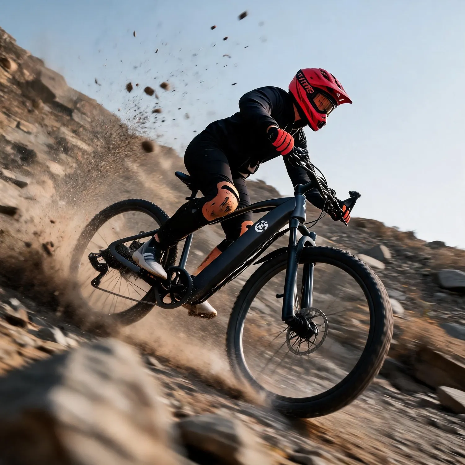 Electric Mountain Bike, 500W Motor, Full Suspension, Pedal Assist, Free Lock & Tool Kit, Local Delivery, for Wilderness Biking, Hill Climbing Ebike