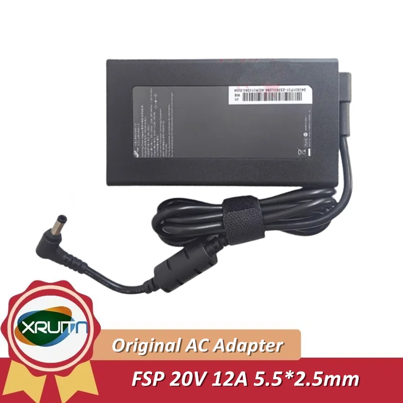 Оригинальный импульсный адаптер питания FSP FSP240-ACBU3, 20 В, 12 А, 240 Вт, зарядное устройство для ноутбука Mechrevo PTEROSAUR 15 16 PRO E16S, 5,5x2,5 мм