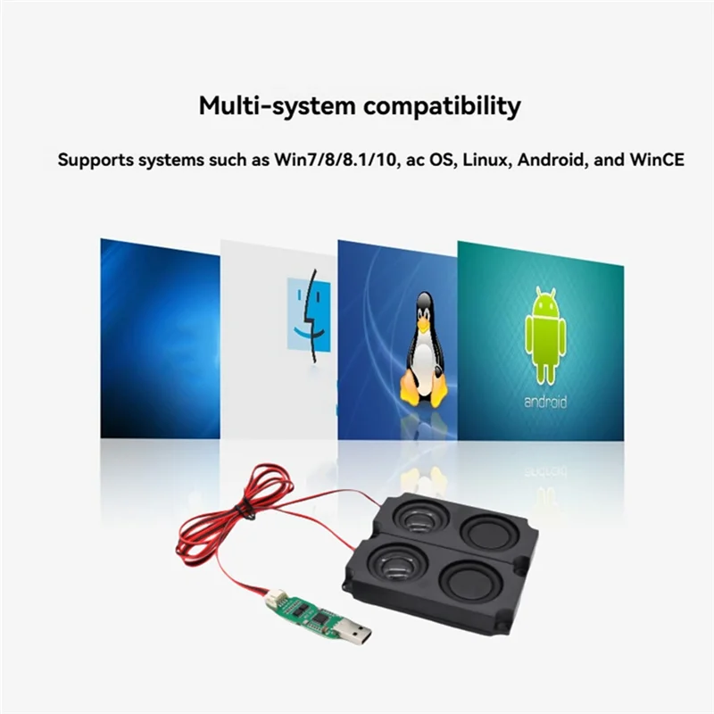 وحدة صوت B67C USB إلى الصوت + مكبر صوت بدون توصيل وتشغيل للتشغيل والتسجيل لـ Raspberry Pi لـ Jetson Nano #3