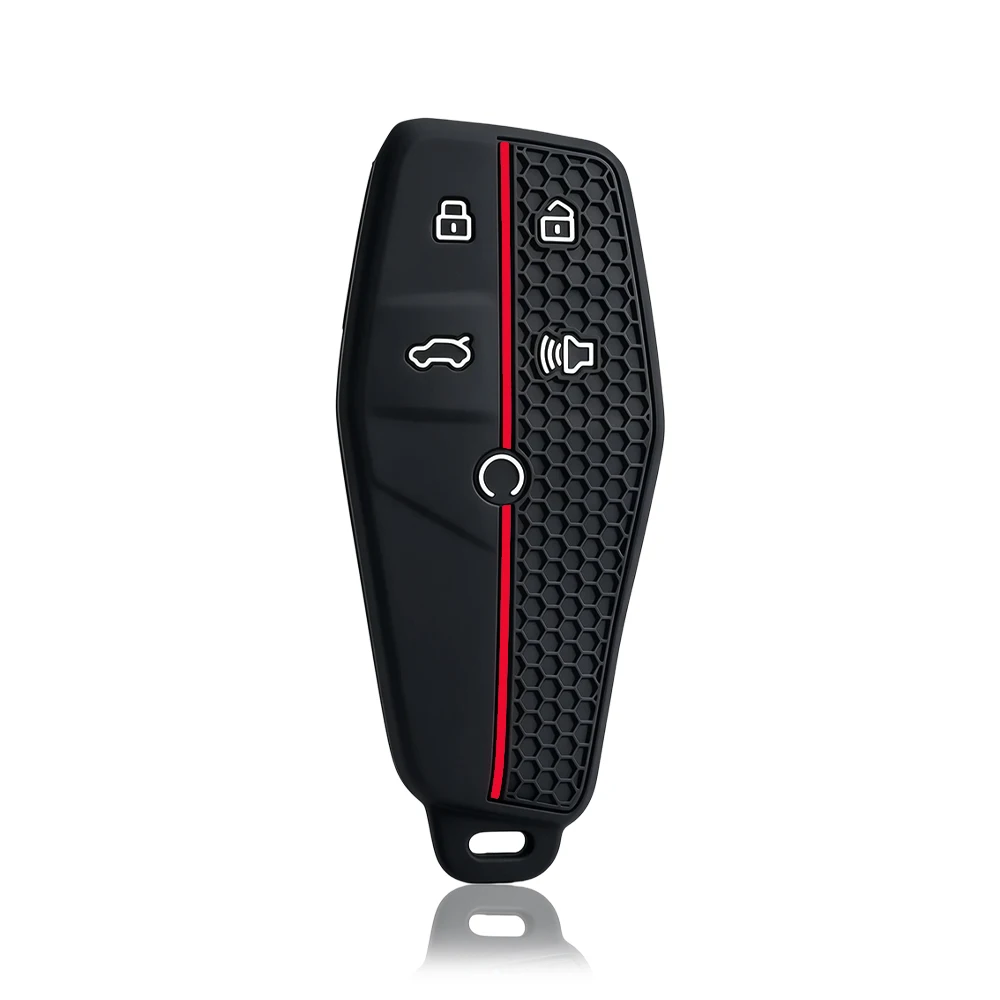 Silicone Car Key Case Bag For MG ONE 2022 2023 2024 Keyless Entry Smart Remote Protection Shell