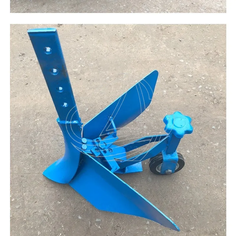 Adjustable Handheld Micro-Tiller Multifunctional Ditching Plow for Garden Orchard