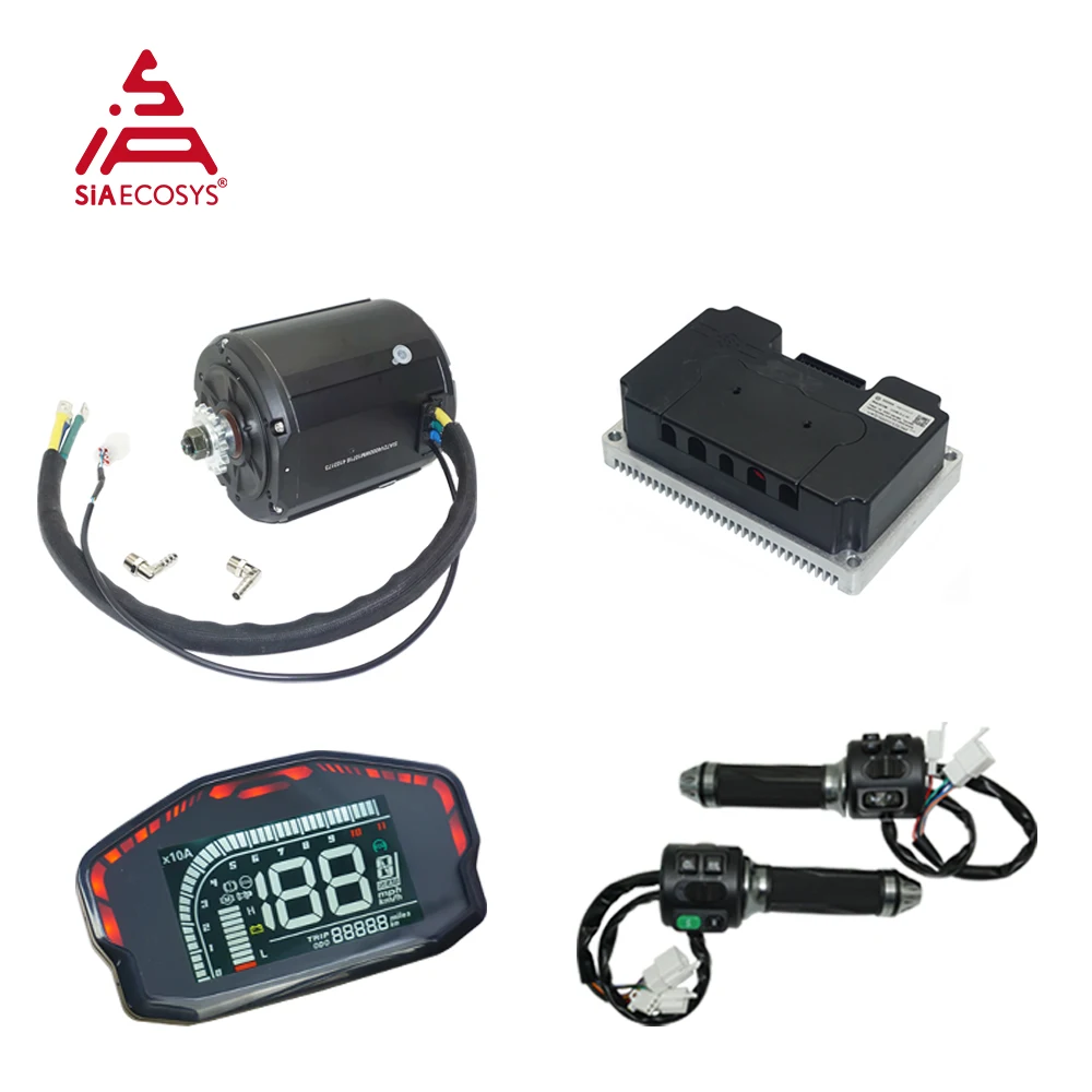 

QSMOTOR New Arrival 138 4000W 90H 7500W Liquid-Cooled Mid Drive Motor 72V 110KPH Max Continuous For Motorcycles