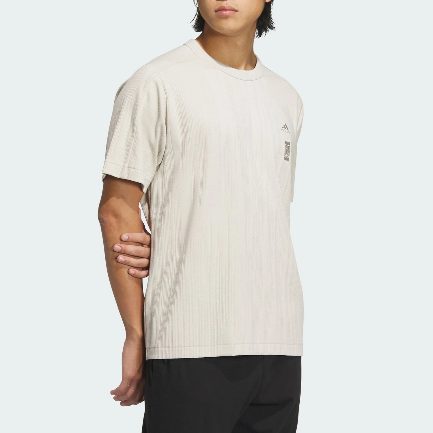 تي شيرت Adidas Official Authentic WJ JAQ TEE للرجال كاجوال رياضي بأكمام قصيرة IW1517 #2