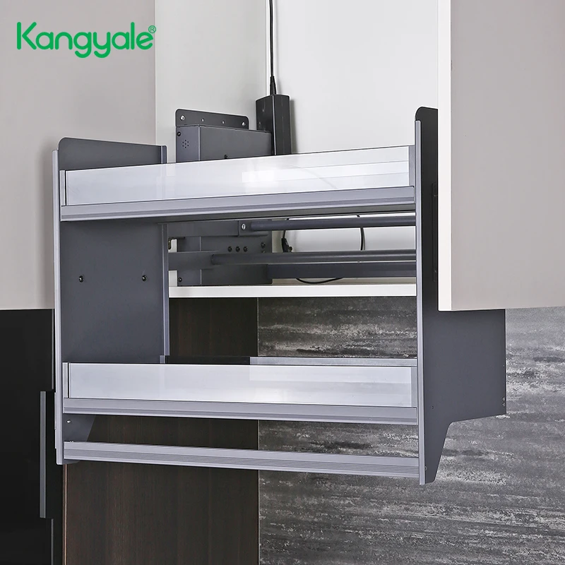 Система подъема для высоких кухонных шкафов Kangyale: электрическая подъемная корзина для кухни с функцией подъема и опускания
