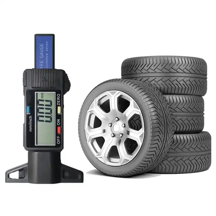 Digital Tire Tread Depth Measuring Gauge Tool For Car Van Vernier Calipers Truck Scooter Motorbike