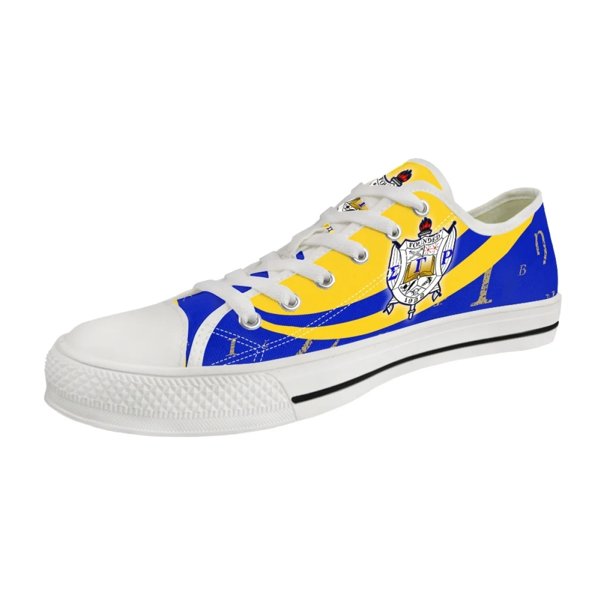 Sapatos de lona unissex com padrão Sigma Gamma Rho, tênis respirável para viagens ao ar livre, leve e clássico, Low Top, Brand Design, novo