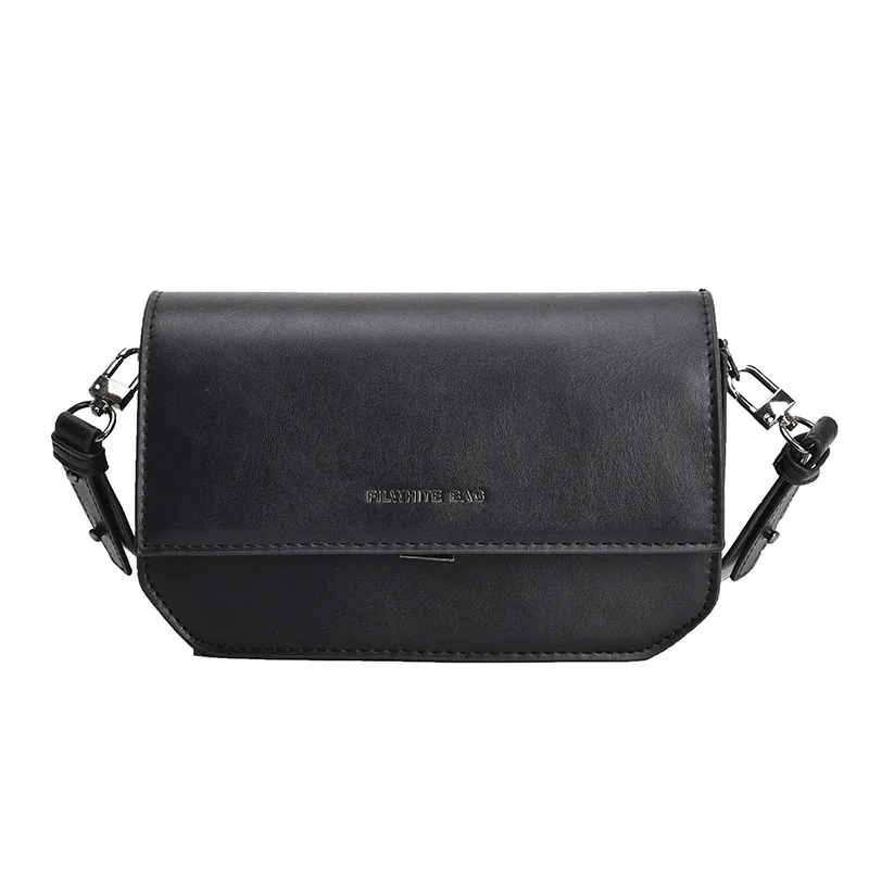 Women's Shoulder Bag PU Leather High-end Small Square Bag Niche Light Luxury Crossbody Street Fashion Commuter Shopping Trend