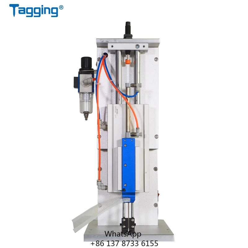 

Pneumatic Hang Tags Tagging Machine,use For Thick White Socks,thick Towel Labeling