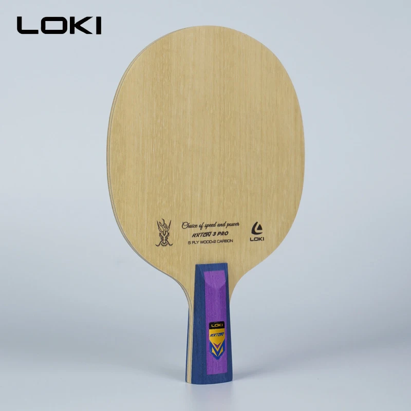 

2024 LOKI RXTON 3 PRO Table Tennis Blade 12K Carbon 5 Wood 2 Carbon Fast Attack Offensive Ping Pong Paddle for Advanced Training