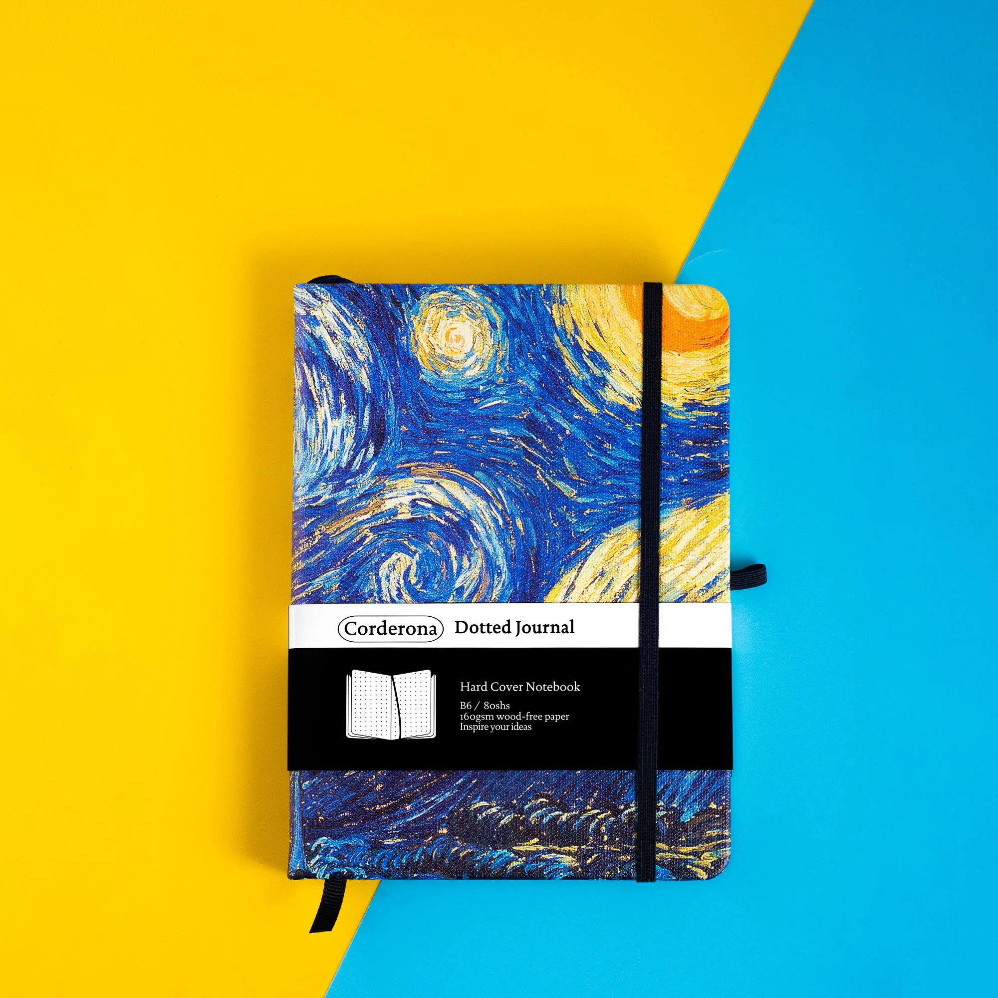 Dotted Notebooks starry Night sky Journal diary 160gsm gift Dot Grid/Lined/Plain b6 Bullet Notebooks cover