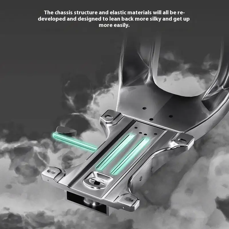 كرسي مريح قابل للطي للمجلات كرسي مكتب جلدي مع مسند للقدمين كراسي بتصميم كرسي لغرفة المعيشة تجميع الكمبيوتر Kanu #2