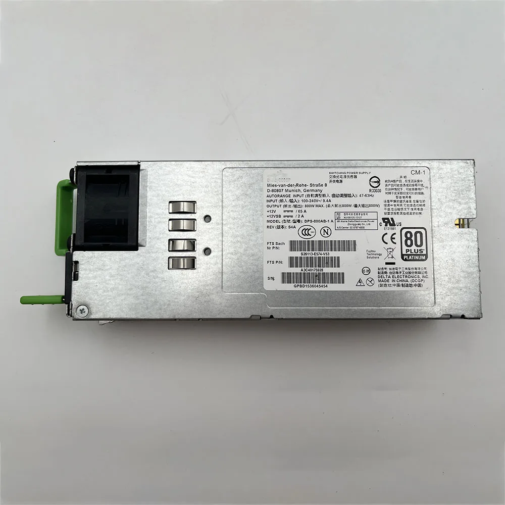 Imagem -04 - Fonte de Alimentação de Servidor para Fujitsu Drive de 800w Teste Antes do Envio