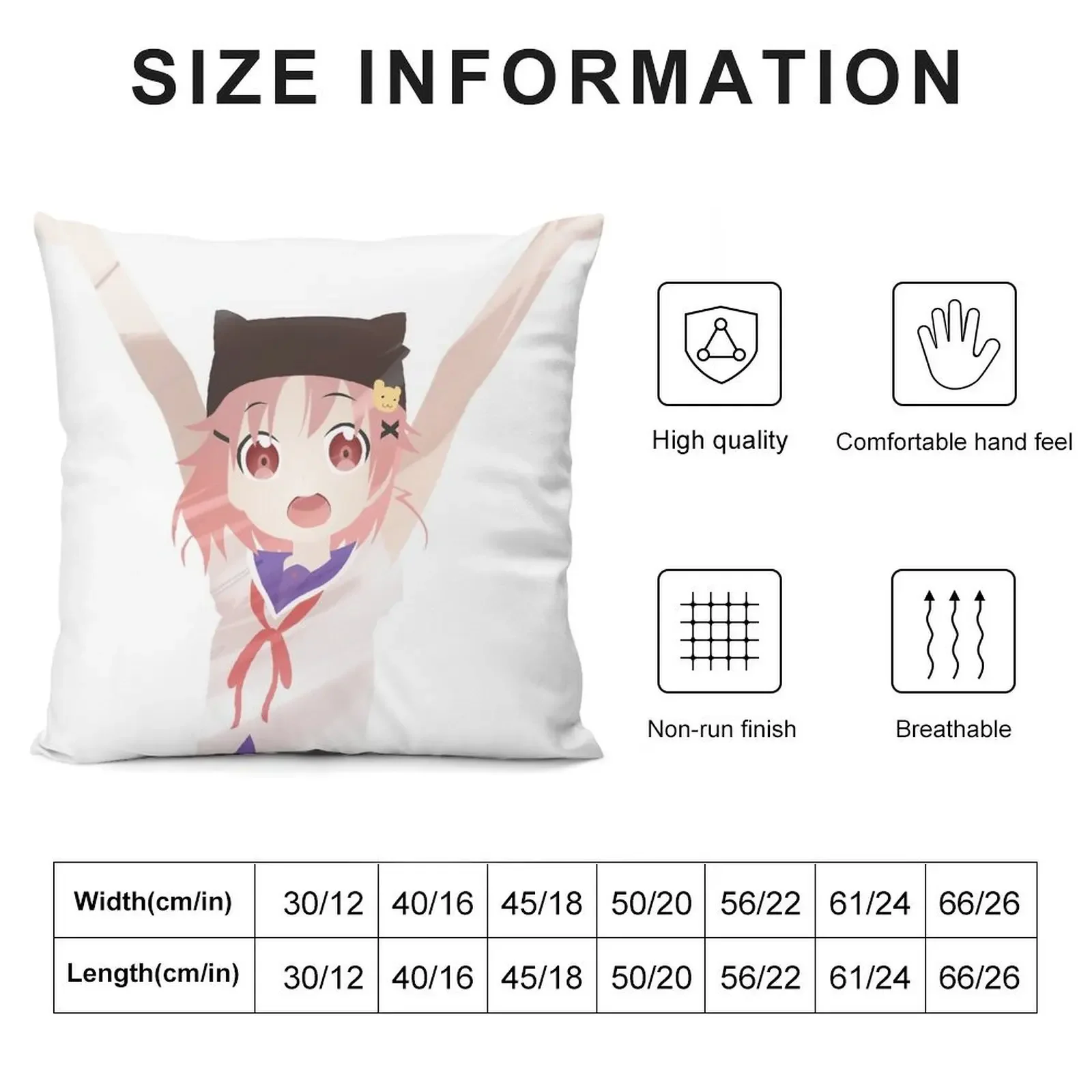 Yuki Takeya (Anime: Gakkougurashi!/School Live!) Throw Pillow Decorative Cushions For Luxury Sofa Custom Cushion pillow