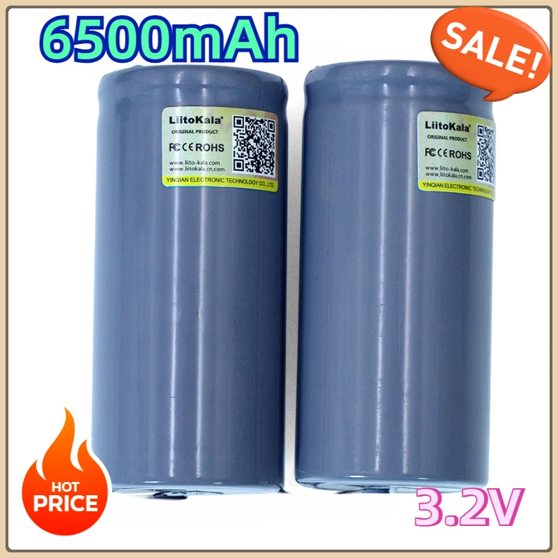 LiFePO4 Battery 35A Continuous Discharge Maximum 55A High Power Battery Sheets 3.2V 32700 6500mAh