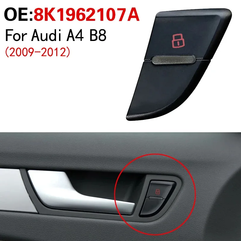 Central Lock Switch Door Key Left Front Door For Audi A4 B8 2009-2012 8K1962107