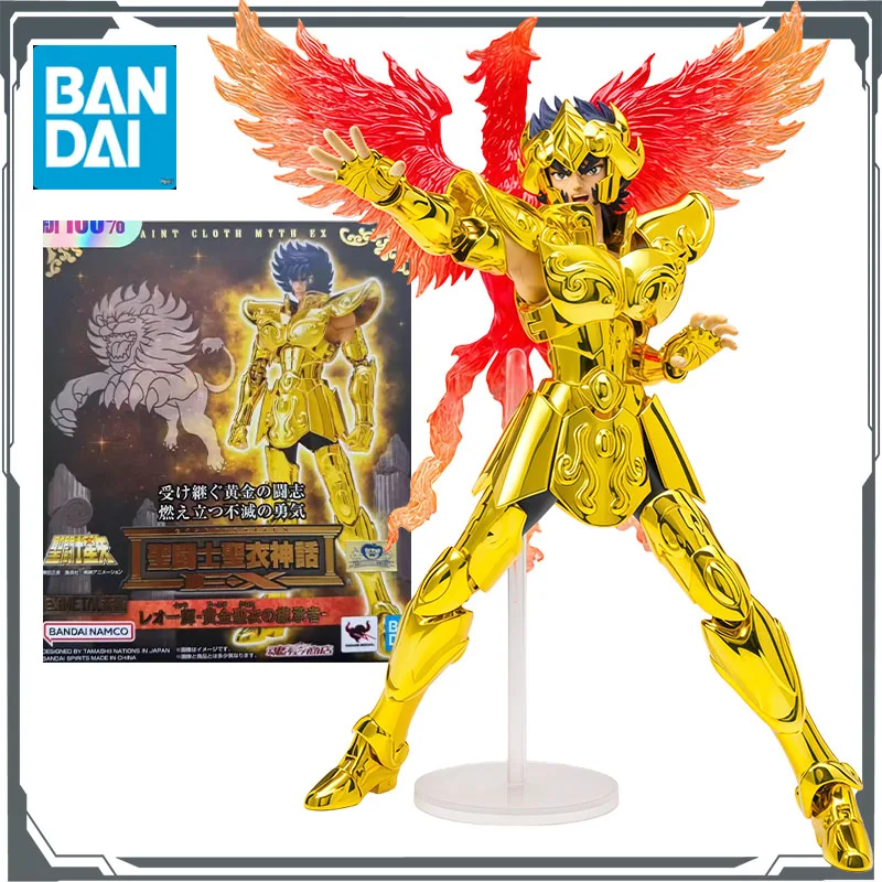 

Оригинальная фигурка Bandai Myth Cloth EX Leo Ikki 175 мм, аниме-фигурки, игрушки для мальчиков, рождественский подарок, коллекционная модель, украшение