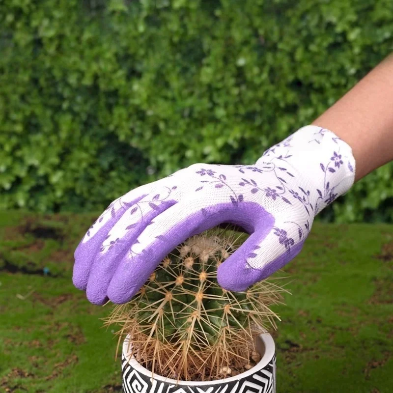 4 шт. [2 пары] перчатки с покрытием для ладони, нейлоновые перчатки, перчатки с принтом, всесезонные перчатки, универсальные перчатки.