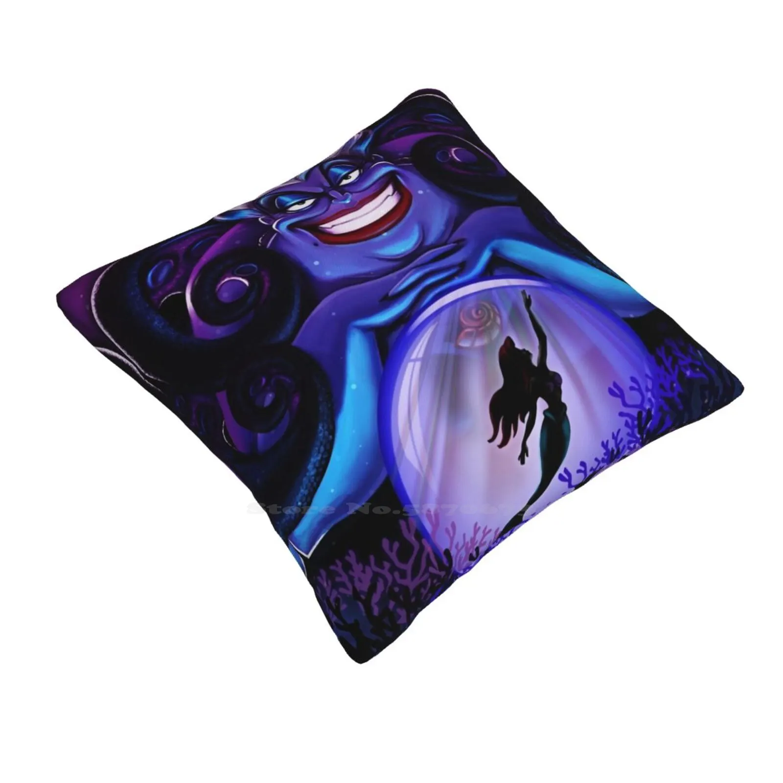 Ursula The Witch Of The Seas Home Sofa Car Waist Throw Pillowcase Ursula Poor Unfortunate Souls Poor Souls In Disgrace Llittle