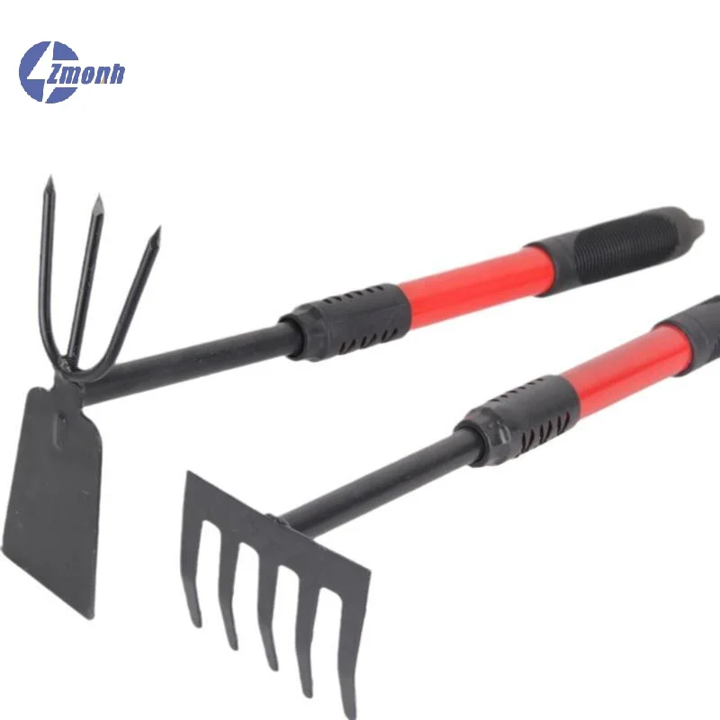 New！1PCS Gardening Spade Five-tooth Handle Garden Hoe Rake Gardening Tool Set Kit With Extended Handle Garden Hand Tool Set
