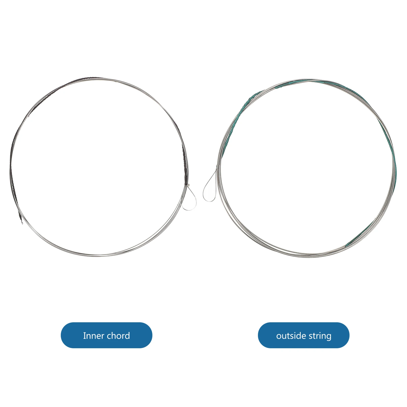 

Metal Set Replacement Steel Wire Full Set Accessories Durable Resonant Clear Sound Fast Tuning Erhu Strings Parts