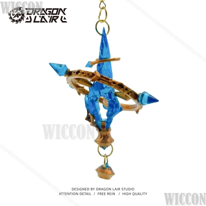 Aetheryte Earring Game Final Fantasy XIV FF14 Cosplay Prop Main Body Length 7CM Holloween Show Stage Party RolePlay Women Men