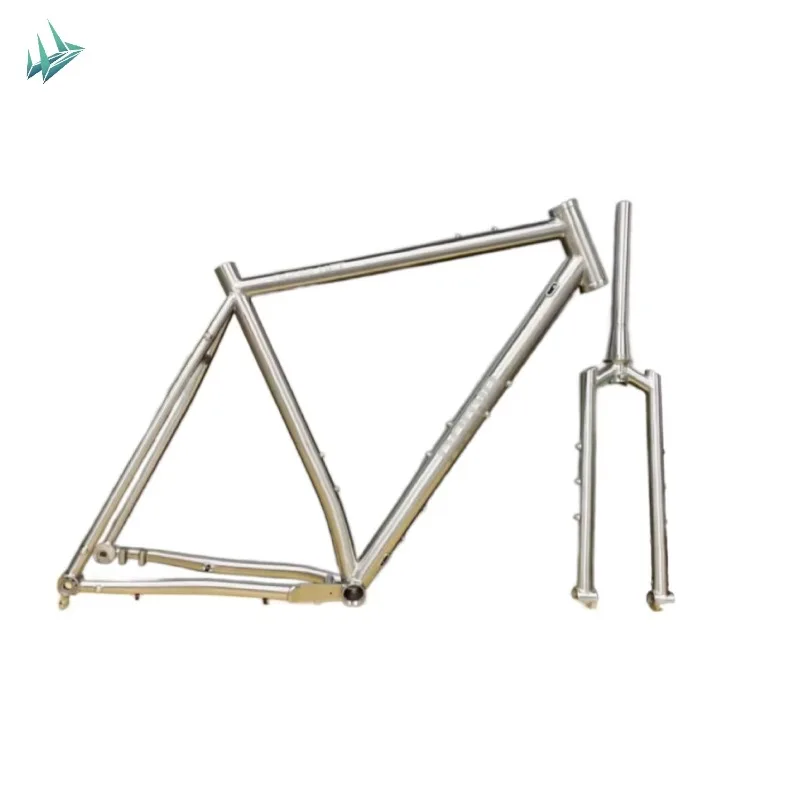 29ER Titanium MTB Bicycle Frame With Front Fork Set Mountain Bike Frame Custom Off Road Cycling Parts For Bicycle Assembly