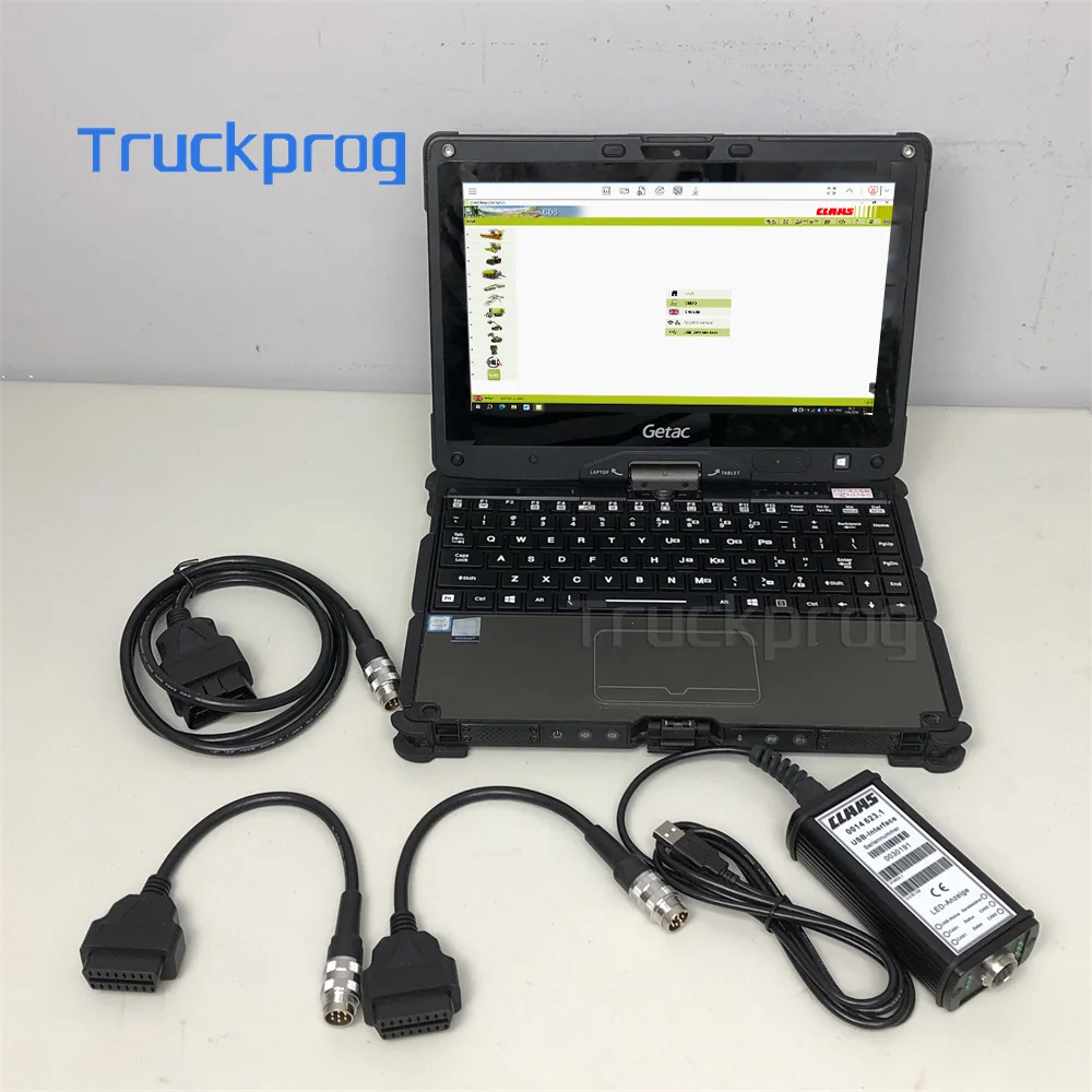 

Getac G3 Laptop for CLASS Agriculture Tractor Construction Truck MetaDiag Diagnostic Tool for Claas Simulator Interface CAN4