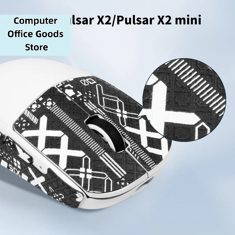【Non Slip Mouse Sticker For Pulsar Xlite X2/X2 MINI Mouse Grip Tape Skate Suck Sweat All Cover Gaming Accessories】