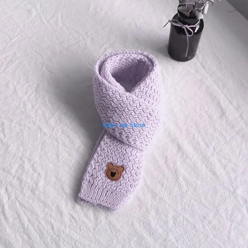 1-10T وشاح للرقبة على شكل حيوان كرتوني طويل للأطفال مع تصميم الدب الرائع 4XBD