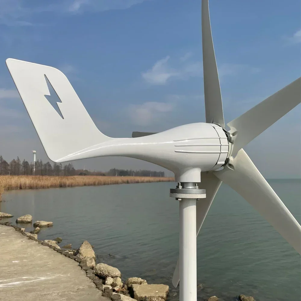 5kw Wind Turbine Generator 5000W With MPPT/Charge Controller Windmill RV Yacht Farm Small Wind Generator Home Use