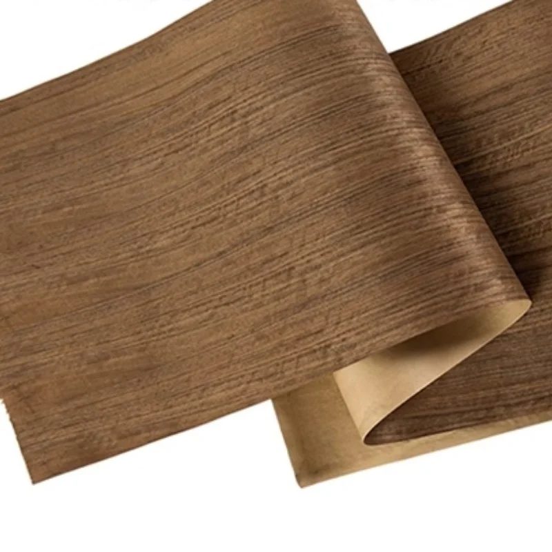 

Natural Walnut Straight Grain Wood Veneer Floor Veneer (Kraft Paper In Back) L: 2-2.5Meters/pcs Width: 58cm T: 0.25mm