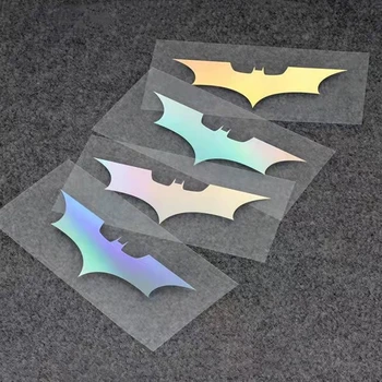 4 stks Cool Bat Man Auto Sticker Grappige Auto Bumper Stickers en Stickers Styling Decoratie Deur Body Window Vinyl Stickers