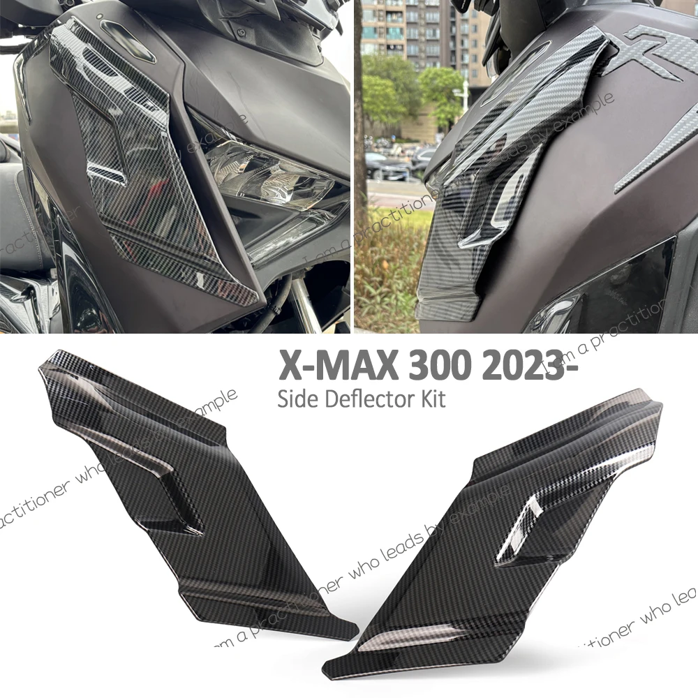 New Motorcycle ABS Upper Outer Fairing Side Wing Air Deflectors For Yamaha XMAX 300 XMAX300 X-MAX 300 X-MAX300 2023 2024 2025
