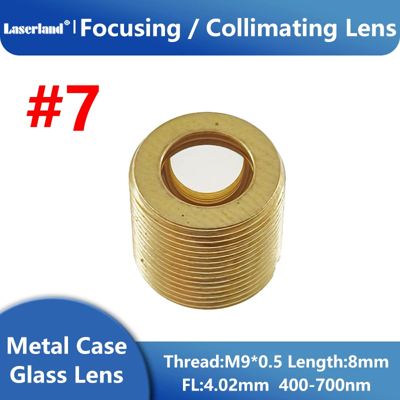 

Collimation Collimating Focal Lens Laser Collimator Glass for 400-700nm IR Infrared Diode Module