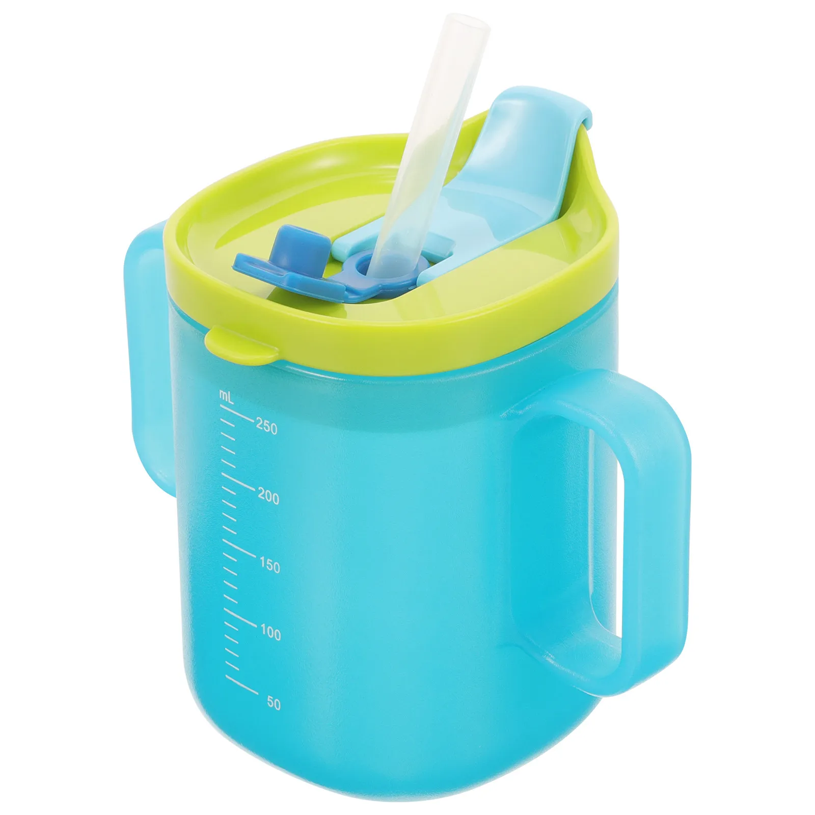 

250Ml Reusable PP Silicone Spill Proof Drinking Cup for Elderly Disabled Patients Maternity Liquid Feeding Choking Proof