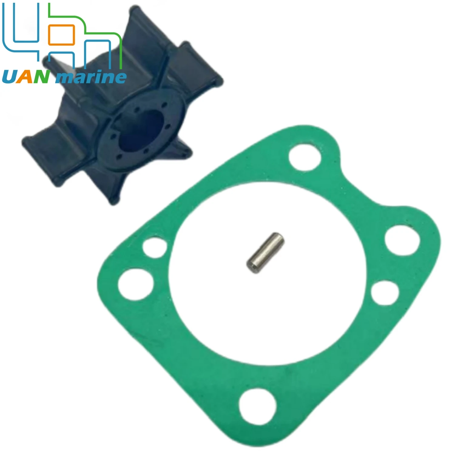 Kit de impulsor de bomba de agua F4-03060000 con junta de impulsor y pasador para bomba fueraborda Parsun 4 5 HP F5BMS F5BML F4BMS F4BML
