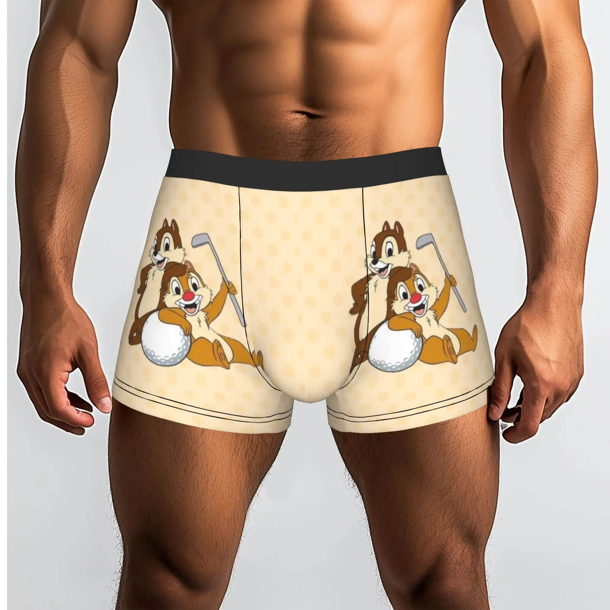 Custom Chip Anime D-Dales Boxer Shorts For Men 3D Printed  Underwear Panties Briefs Soft Underpants