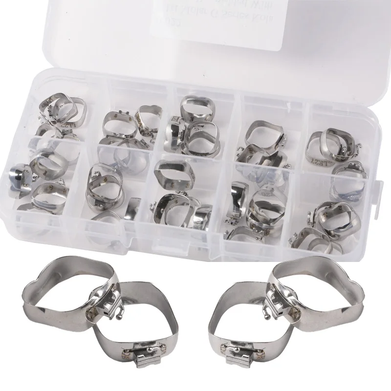 Orthodontic Molar Bands 0.022 1st Molar G Series Kola Bands Pre-Welded With Conv Roth Sgl Tubes 13#-22# 23#-32# Roth 40PCS