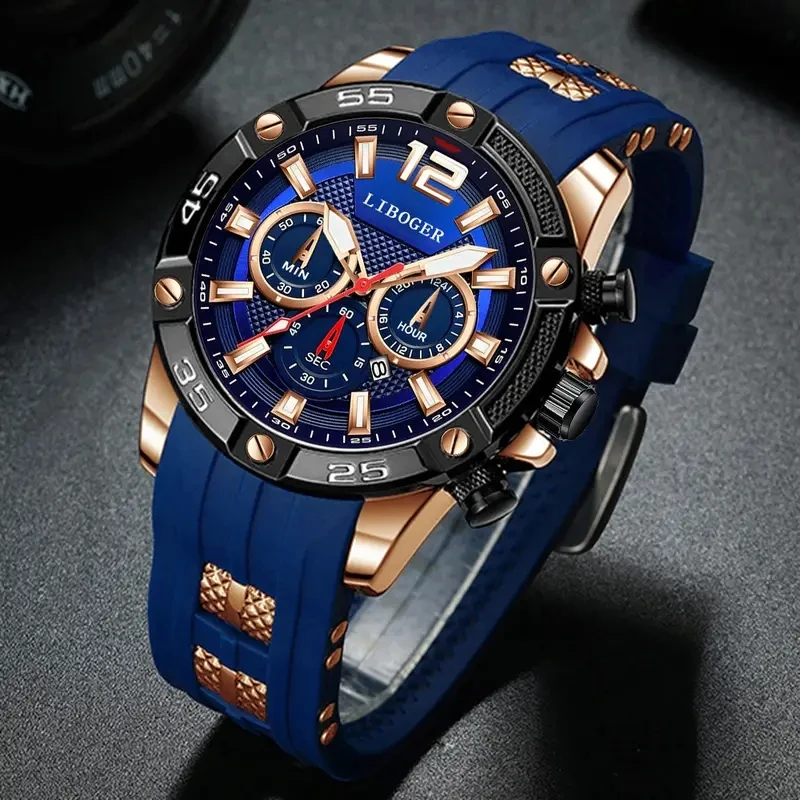Men's Luxury Large Dial Quartz Wristwatch