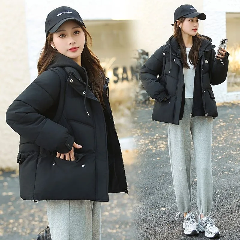 

2026 Новый женский жилет плюс пальто, комплект из двух предметов, нишевое корейское модное платье Dopamine, три варианта снаружи, милые и крутые Ins