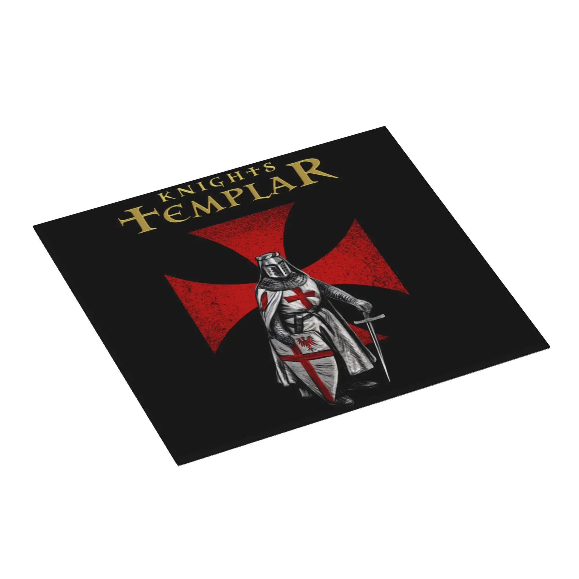 Drying Mat For Kitchen Crusader Knights Templar With Christian Red Cross Barware Tableware Washable Kitchen Sink Drying Pad
